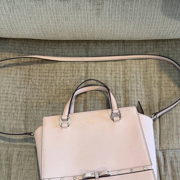 Kate Spade Blush Laurel Way Jewelef small Hardlee satchel in blush pink 9 by 9 - Picture 13 of 13